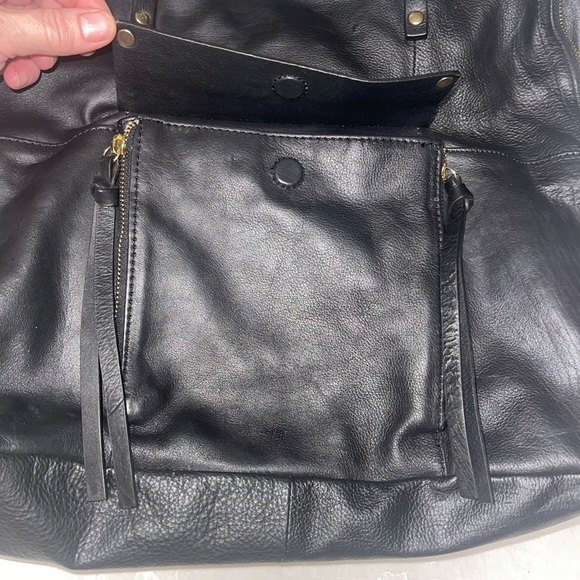 GUC Kooba Black Leather Bag - Picture 5 of 7